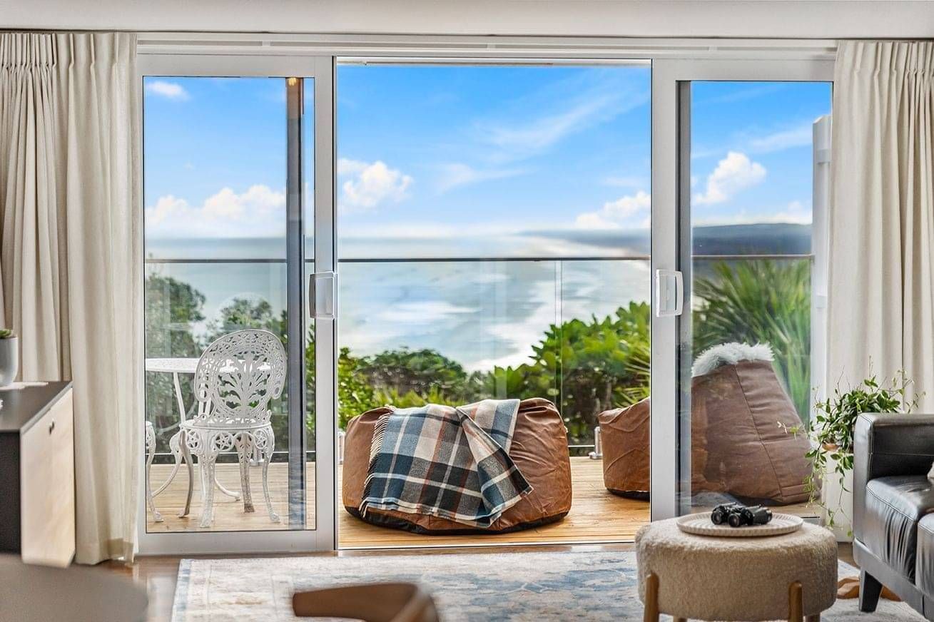 apartment room overlooking a view