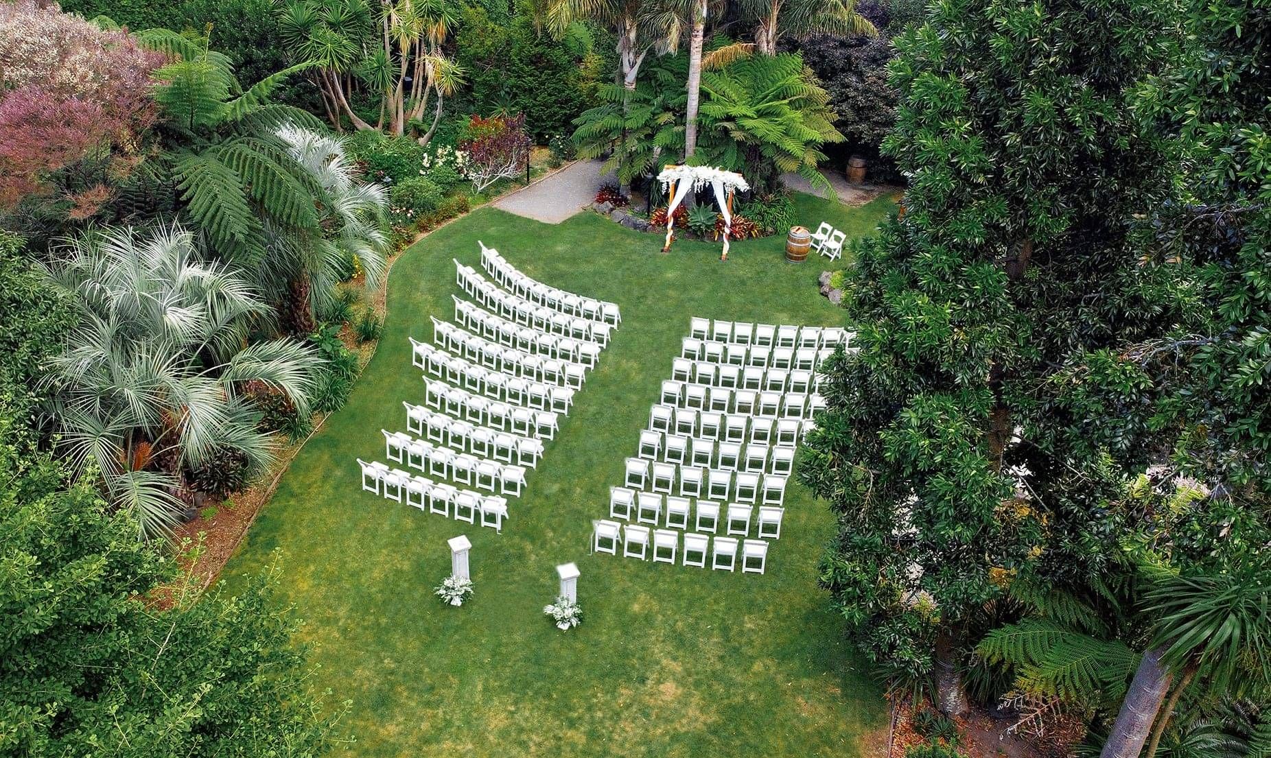 Markovina Vineyard Estate Wedding Venue The Palms Ceremony