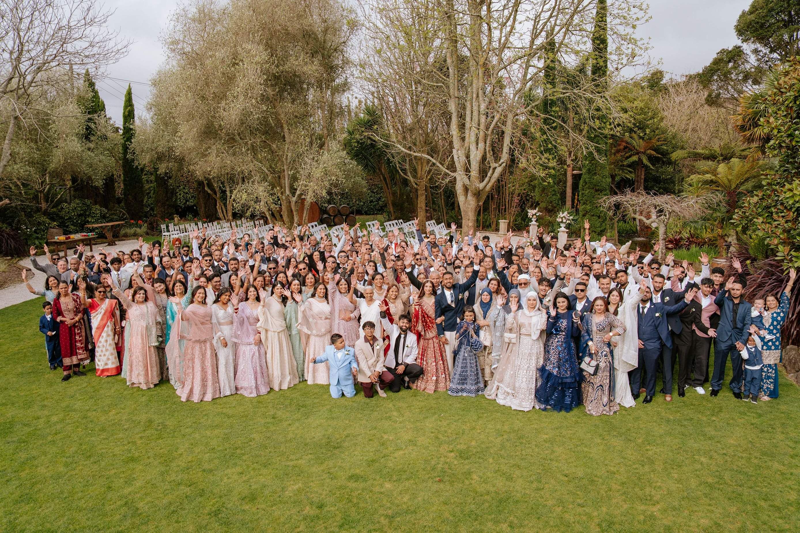 Markovina Vineyard Estate Wedding Venue Big Group Photo