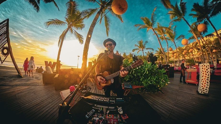 musician performing