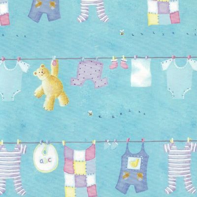 Gloss Paper Clothesline Bear 90gsm