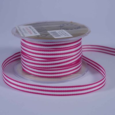 CandyCane Fuchsia/White GG Stripe 6mm X 50M