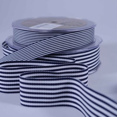 Candy Navy/White 25mmX50M GG Stripe