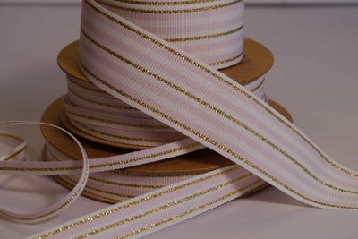 Metallic Stripe Champagne/Gold