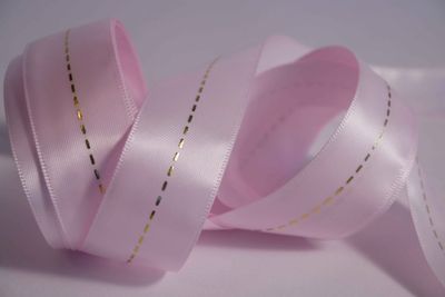 Foil Satin Stitch Pink/Gold 25mm X 25M