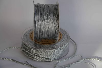 Metallic Silver Cord