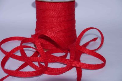 Jute Braided Spice Red 10mm X 50M