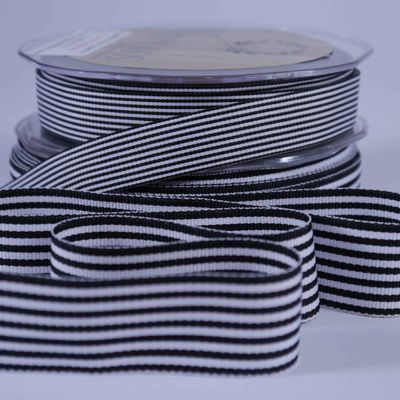 Candy Black/White 25mmX50M GG Stripe