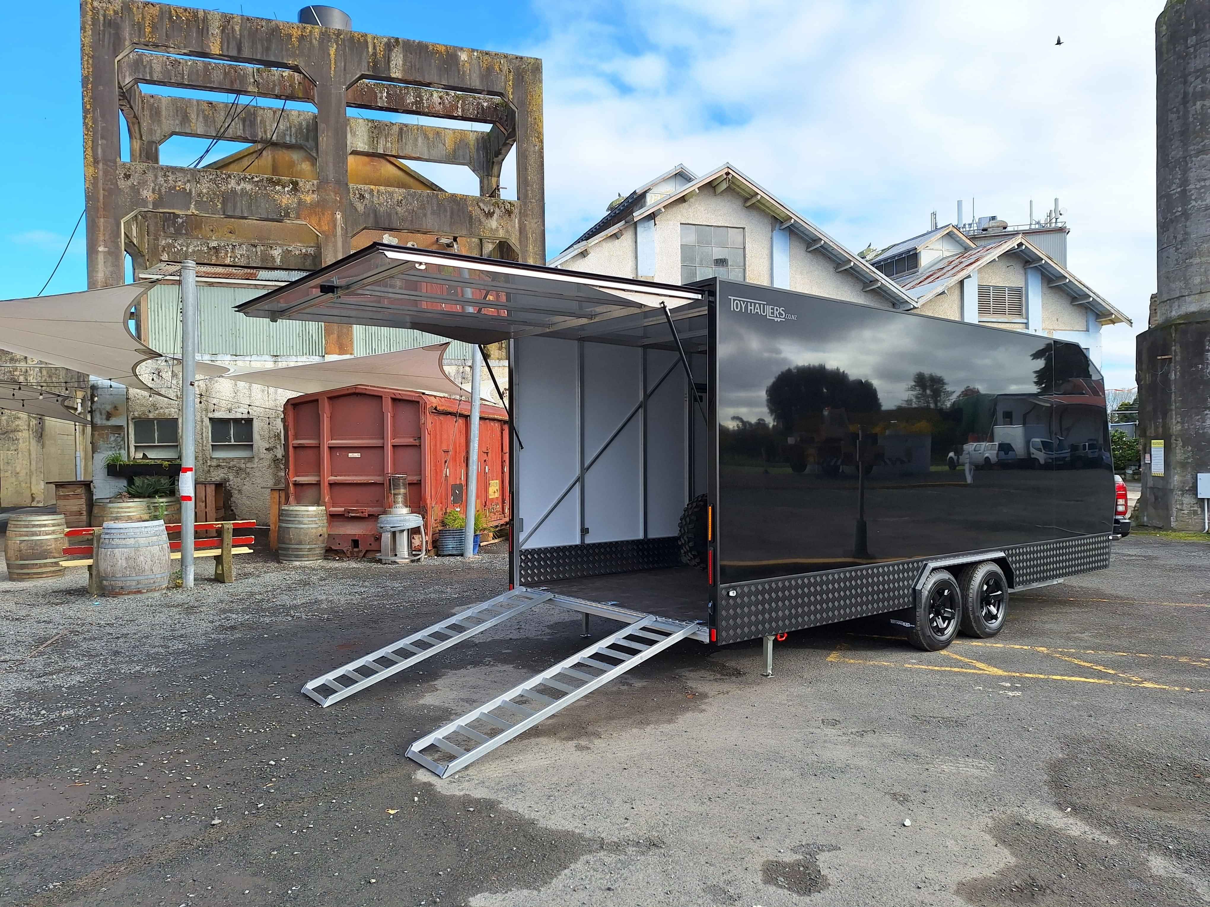 loading into toyhauler