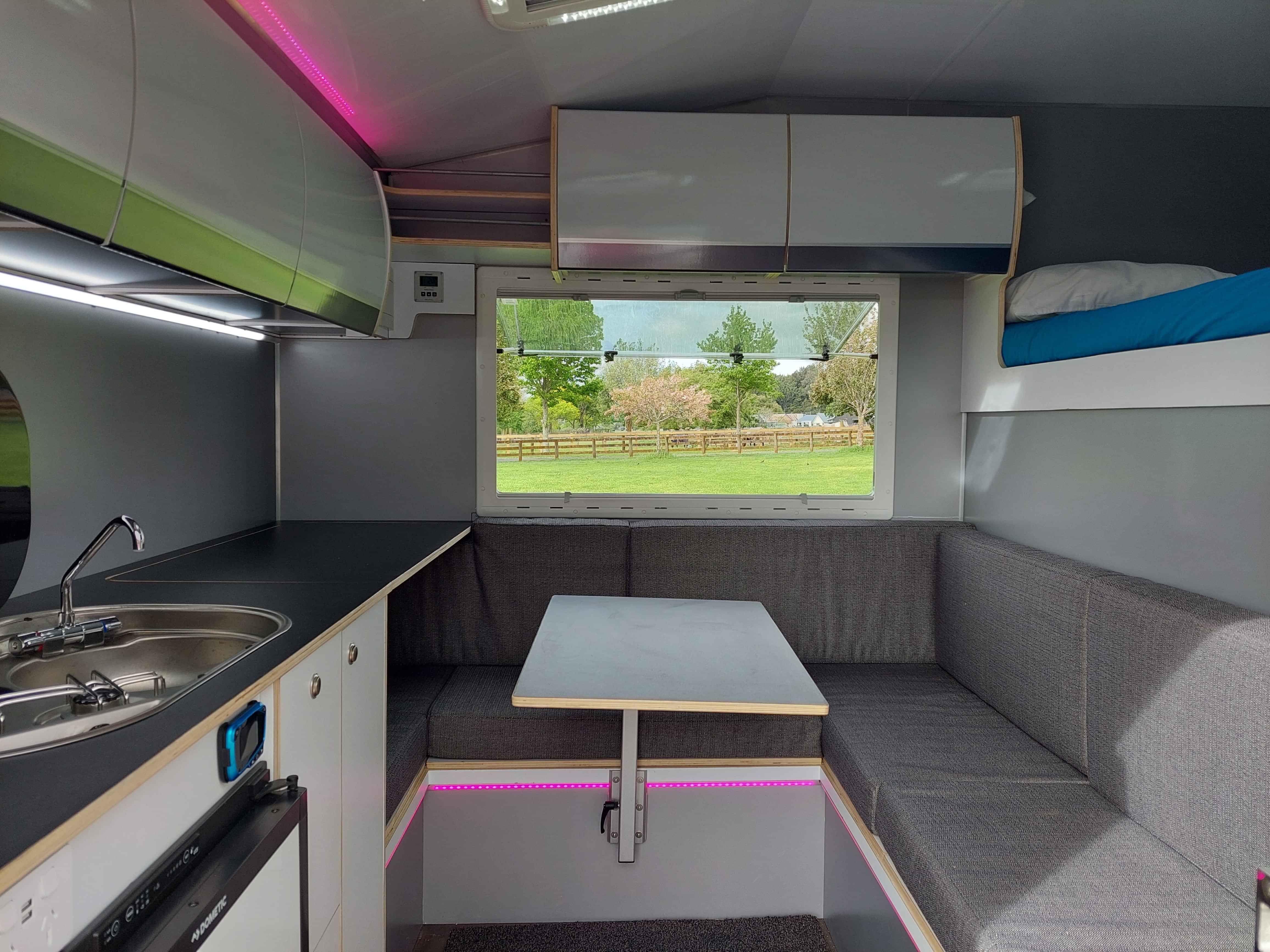 enclosed trailer with comfort