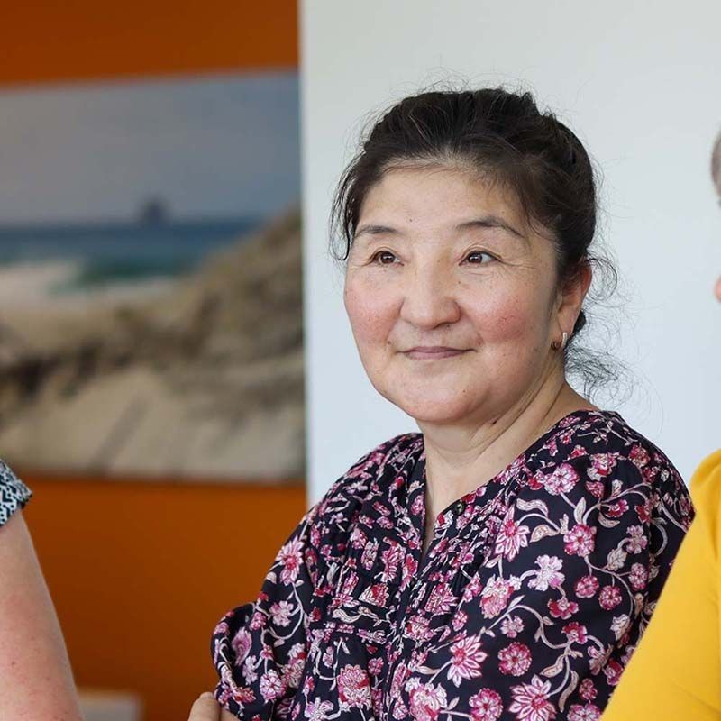 Headshot of baldry + sanford accountant, Odna at office in Auckland