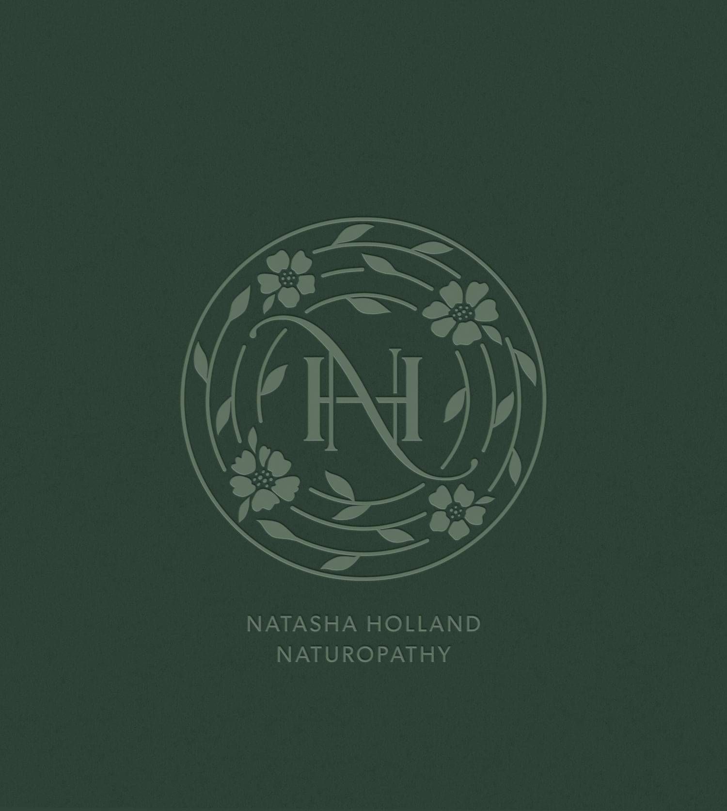 A submark logo designed for Natasha Holland Naturopathy