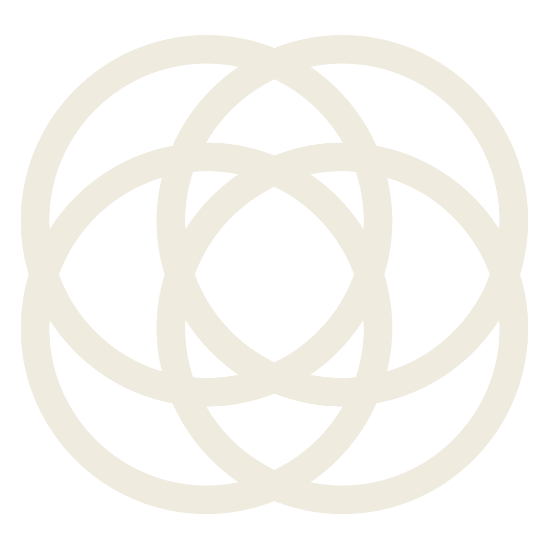 Contemplatum brandmark - four over-lapping circles.