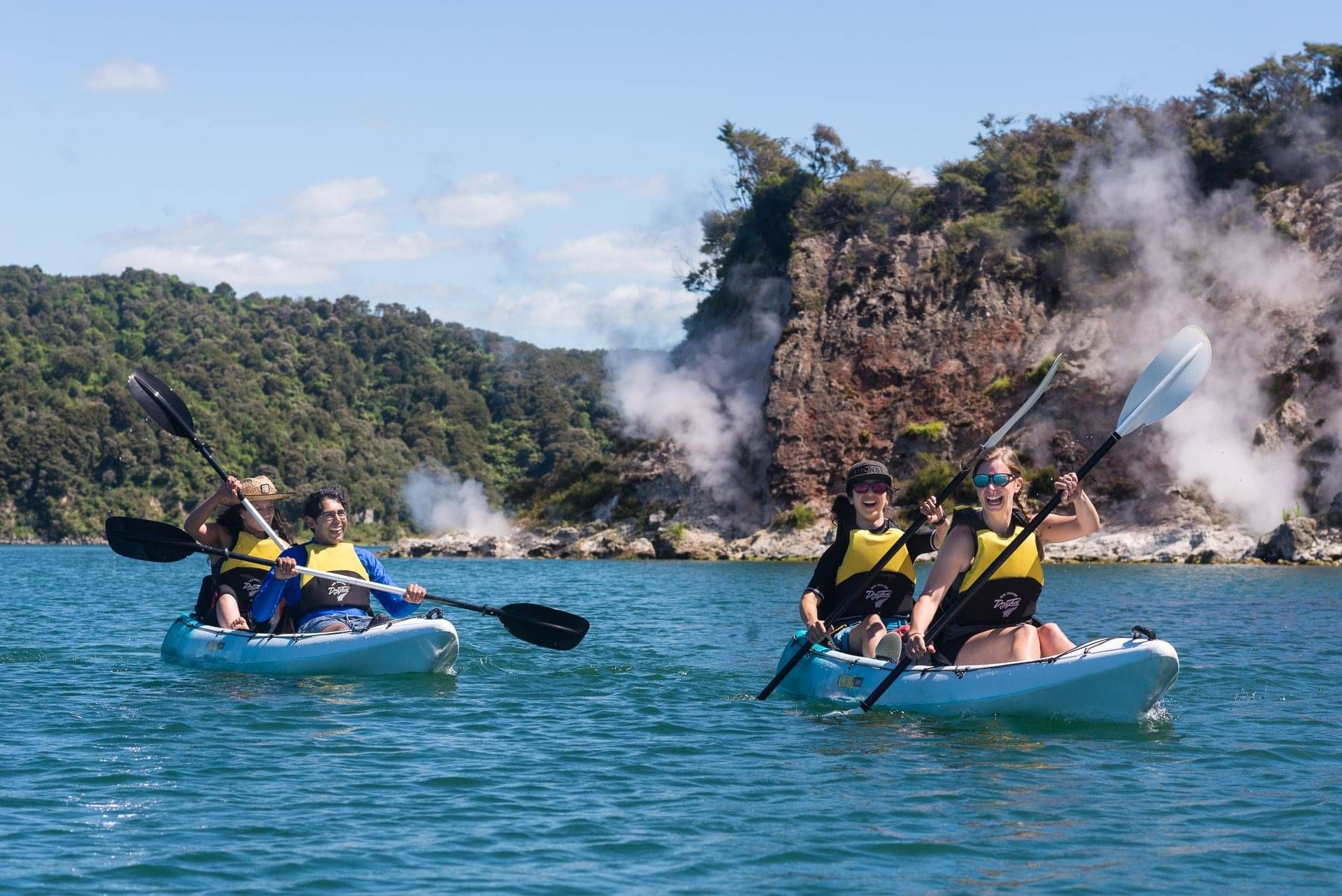 Waimangu Valley Walk & Steaming Cliffs Kayaking Tour | Taiao Adventures