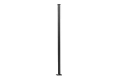 Flanged Post | Matt Black | 1300 | 50mm