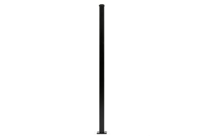 Flanged Post | Satin Black | 1300 | 65mm