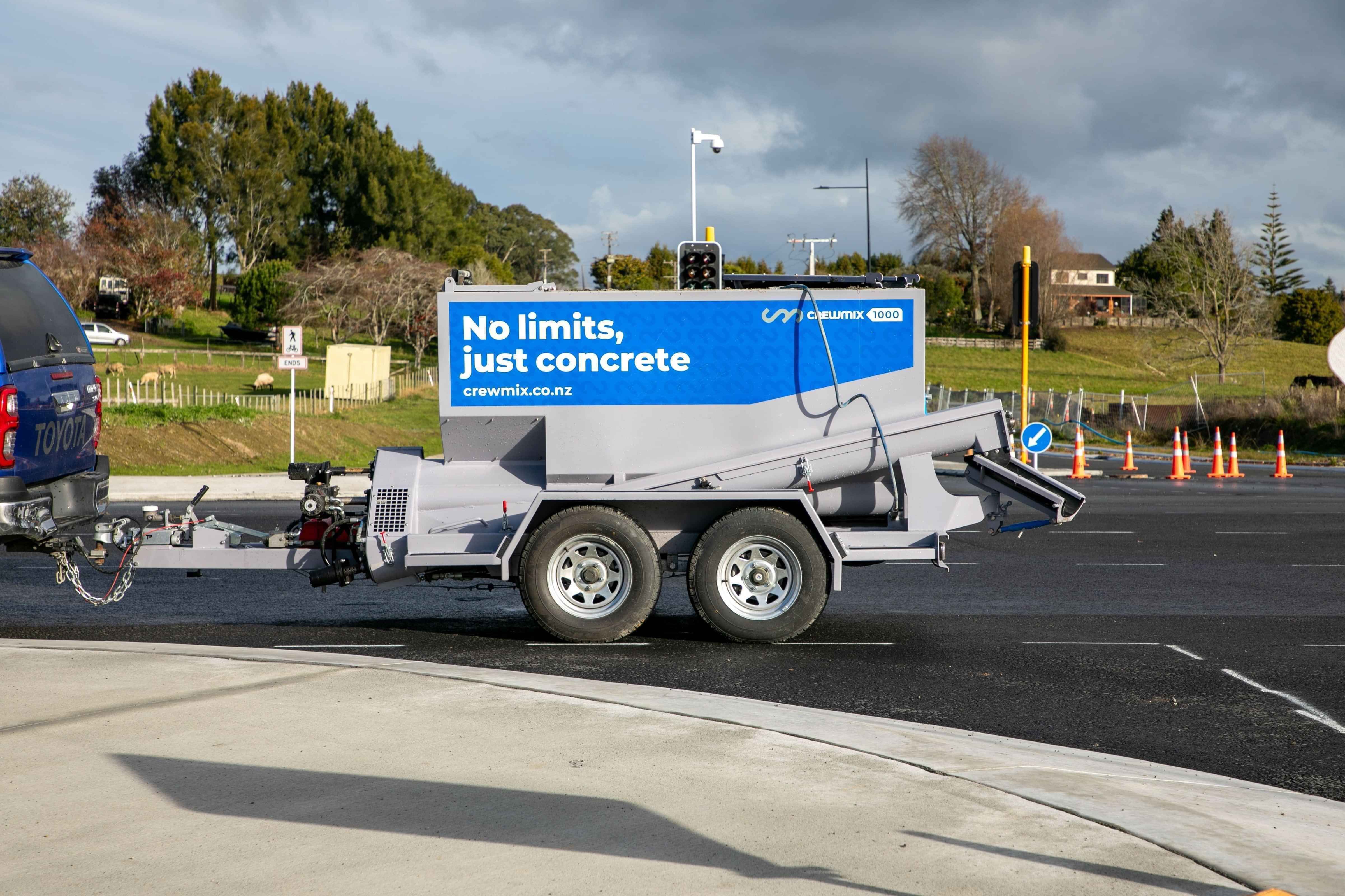 concrete mixer trailer nz