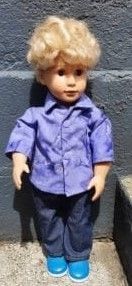 Shirt and pants, purple batik, fits 46cm Our Generation dolls