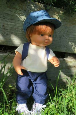 Boy doll summer set 2, 38cm doll