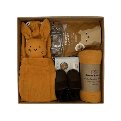 Deluxe Welcome Baby Gift Box - Mustard