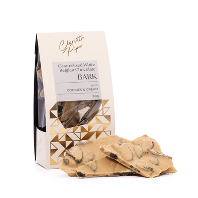 Chocolate Bark &ndash; Caramelised White Chocolate with Cookies &amp; Cream