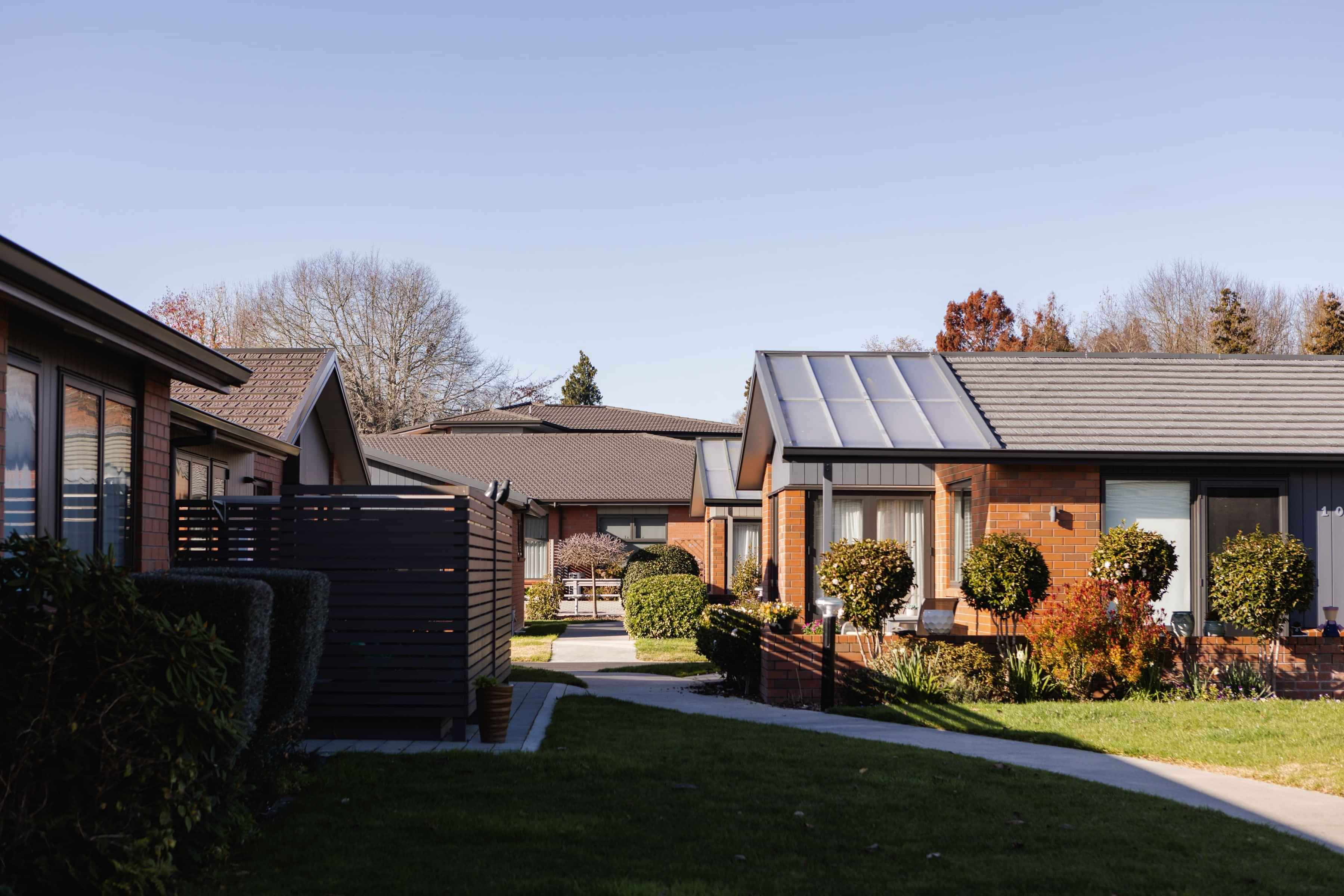 Houses at Tamahere Eventide Retirement Village