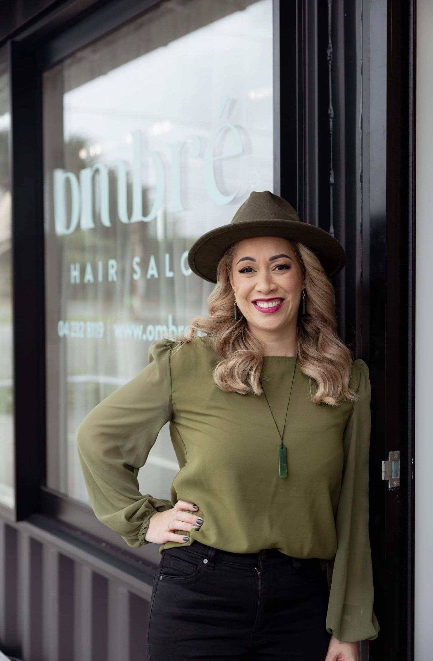 Chrissy Owner and Founder of Ombre Hair Salon in Mana Porirua
