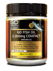 Go Healthy Fish Oil 2000mg Odourless 230 Capsules