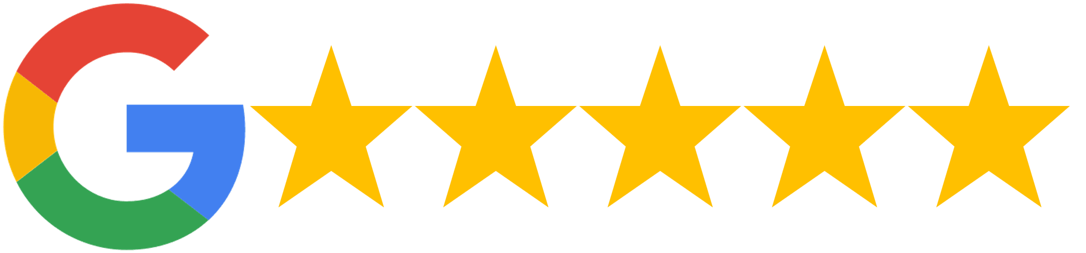Google 5 star logo