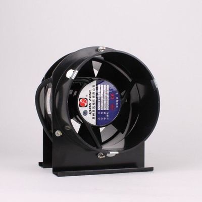 150MM BLACK INLINE FAN PLASTIC CASE