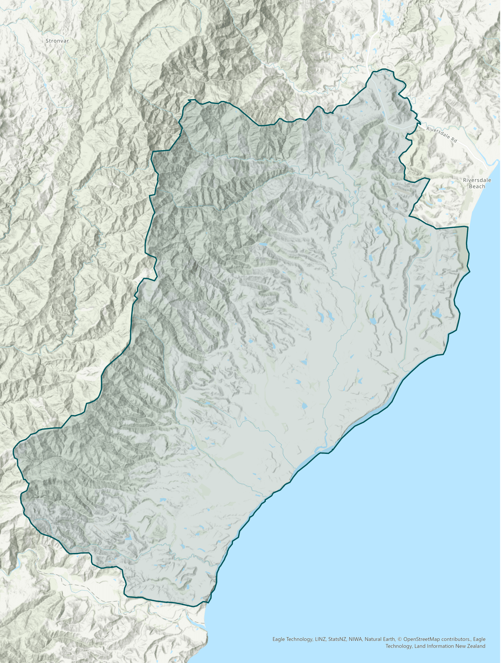 Map of Homewood Catchment Group
