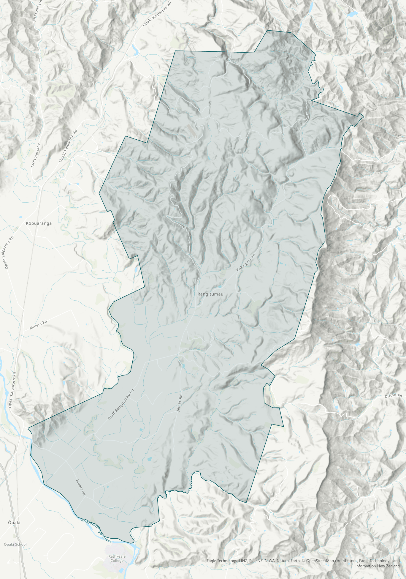 Map of Homewood Catchment Group