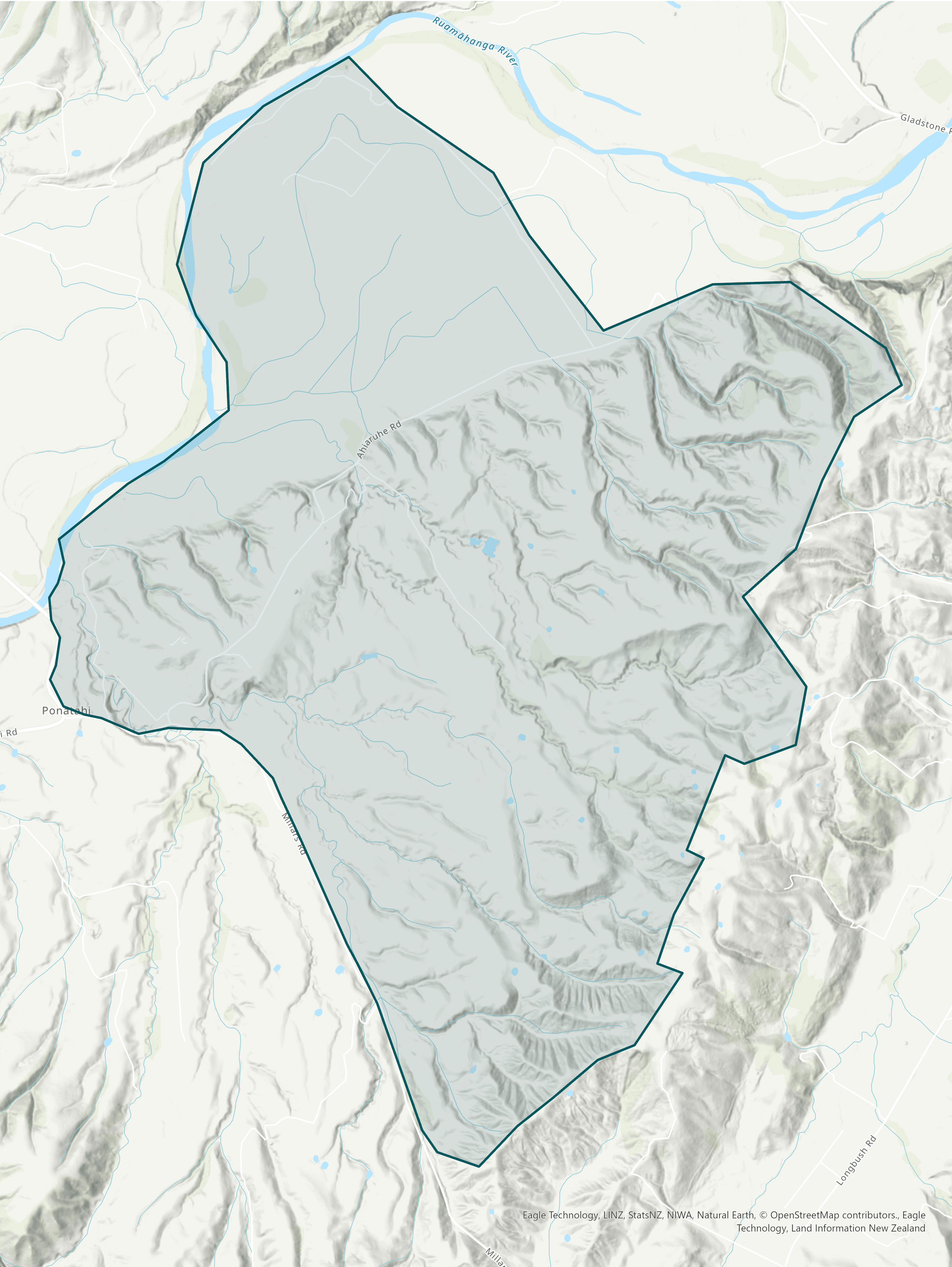 Map of Homewood Catchment Group