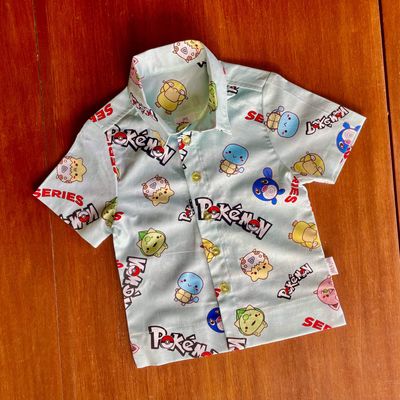 Pokemon button up shirt