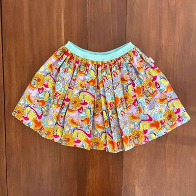 Woodstock elastic waist skirt