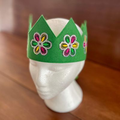 Crown - Green flowers