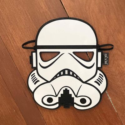 Felt mask - Storm trooper