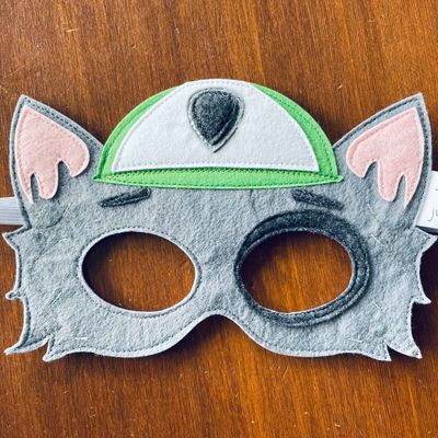 Paw Patrol Felt Mask - Rocky