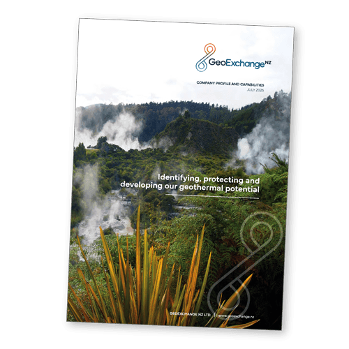 Image of the cover of GeoExchange NZ's Profile document.