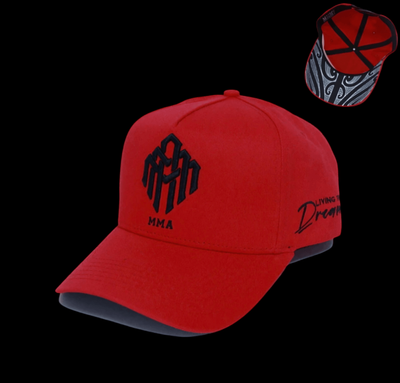 Red &amp; White MMA Snap Back