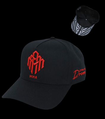 Red &amp; White MMA Snap Back