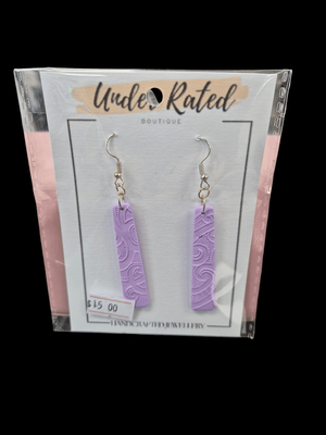 Purple Earrings