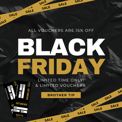 BLACK FRIDAY VOUCHERS 15% OFF