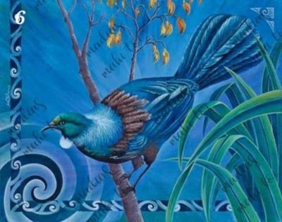 Tui Blue Print - Artist Madia Purvis-Manihera