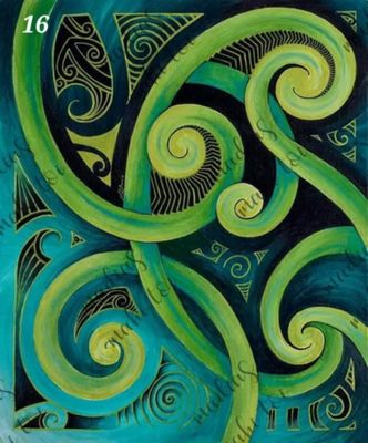 Koru Kakariki - Artist Madia Purvis-Manihera