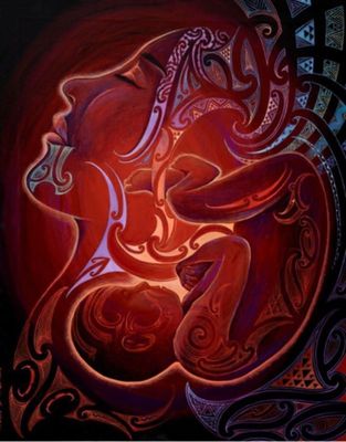 Ruamoko Me Papatuanuku - Artist Madia Purvis-Manihera