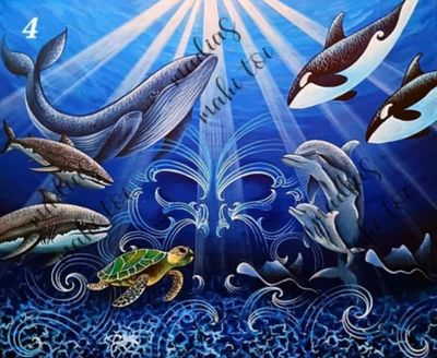 Tangaroa Print - Artist Madi Purvis-Manihera