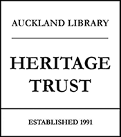 Logo: Auckland Library Heritage Trust established 1991.