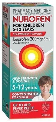 Nurofen for Children 5-12YRS Strawberry 200ml