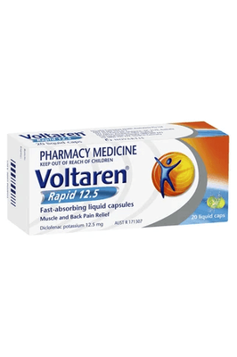 Voltaren Rapid 12.5mg 20 Liquid Capsules